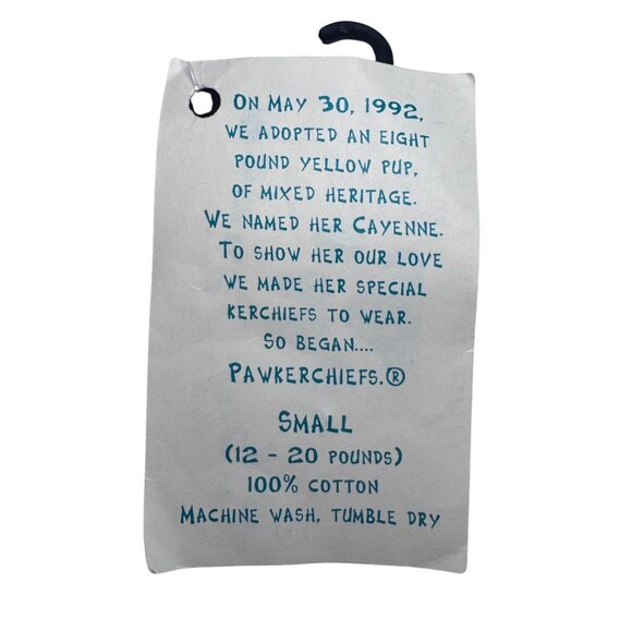 Small Dog Pawkerchief with Multicolor Sailboats and Orange Red Stripes NEW - Picture 5 of 5